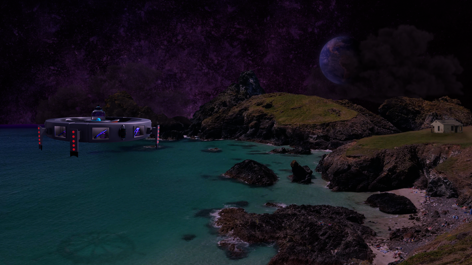 Space Scene Compositing Breakdown